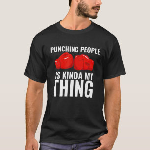Boxen ist mein Ding Boxhandschuhe Boxer T-Shirt