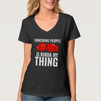 Boxen ist mein Ding Boxhandschuhe Boxer T-Shirt