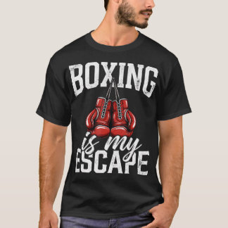 Boxen ist meine Flucht Vintage T-Shirt