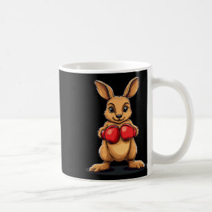 Boxen Kangaroo für ein Knockout-Lachen Kaffeetasse