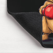 Boxen Kangaroo für ein Knockout-Lachen Mousepad (Ecke)