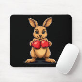 Boxen Kangaroo für ein Knockout-Lachen Mousepad (Mit Mouse)