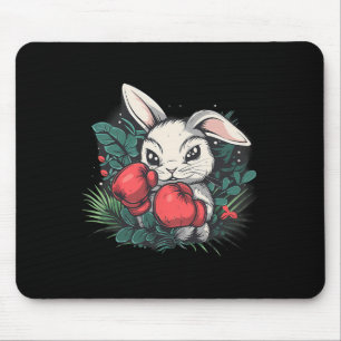 Boxen Kaninchen Mit Boxhandschuhen Kickboxen Lusti Mousepad