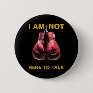 Boxen Kickboxen Boxen Liebhaber Boxer Lustiger Spr Button