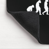 Boxen Kickboxen Evolution Boxkampf Boxer Mousepad (Ecke)