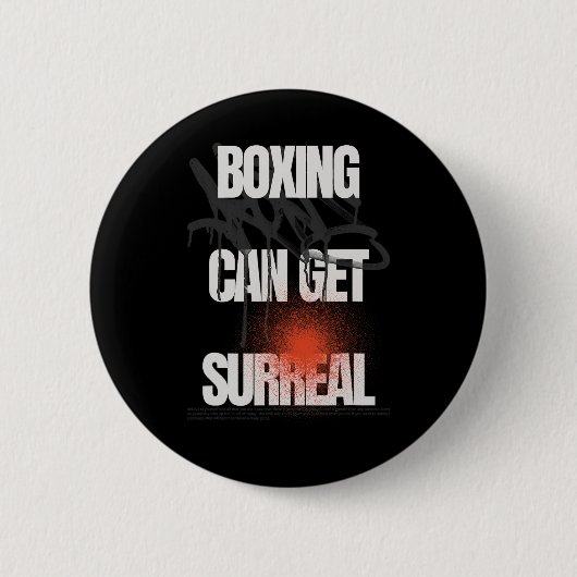 Boxen können surreal werden button (Vorderseite)
