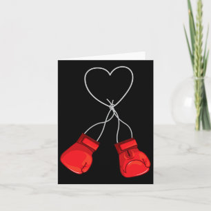 Boxen Liebe Herzloves Boxer Valentine Karte