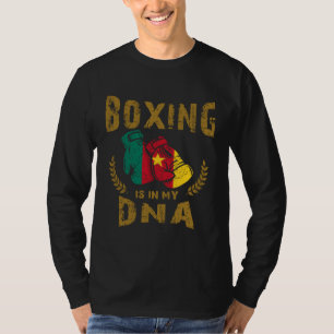 Boxen liegt in meiner D N A Kamerun-Flagge Boxhand T-Shirt