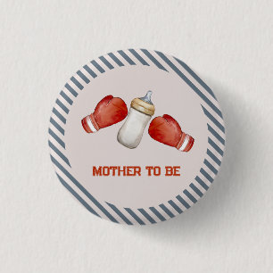 Boxen Little Champion Mutter werdende Babyparty Button