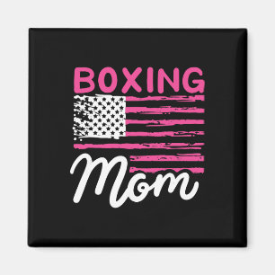 Boxen Mama Boxen Mutter Kickboxen Mami Mama Motiv Magnet