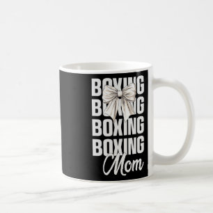 Boxen-Mama-Kokette-Schleife-Süße-Boxsport-Fans-Müt Kaffeetasse