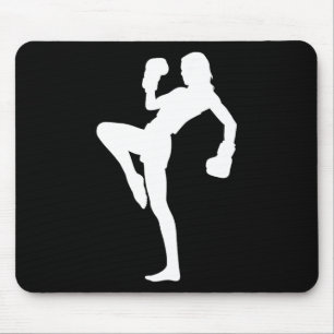 Boxen Männer Kickboxer Frauen Boxen Kickboxen  Mousepad