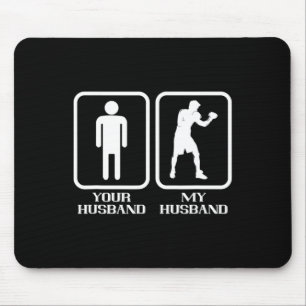 Boxen Mein Hund Boxer Kickboxer Boxhandschuhe Kick Mousepad