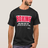 Boxen Men Black T-Shirt (Vorderseite)