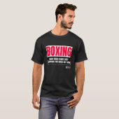 Boxen Men Black T-Shirt (Vorne ganz)