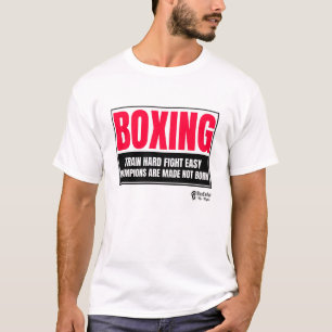 Boxen Men White T-Shirt