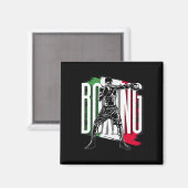 Boxen , Mexikanische Flagge Magnet (Vorderseite/Rückseite)