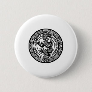Boxen Mexiko Lustiger mexikanischer Vintage-Boxsti Button