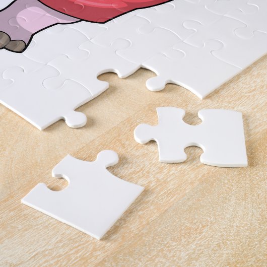 Boxen mit Boxhandschuhen Puzzle (Seite)
