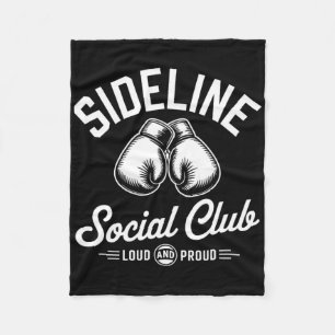 Boxen Mma Sideline Social Club Laut Und Stolz Che Fleecedecke