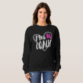 Boxen Mrs Coach Ehefrau Sweatshirt (Vorne ganz)