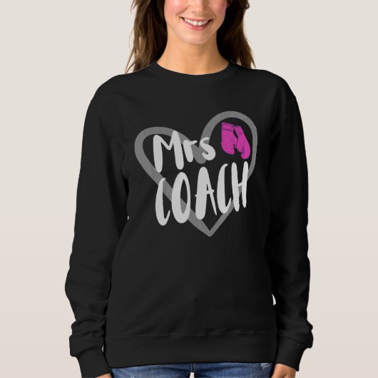 Boxen Mrs Coach Ehefrau Sweatshirt (Vorderseite)