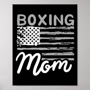 Boxen Mutter Boxen Mutter Kickboxen Mama Mutti Poster