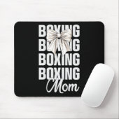 Boxen-Mutter Kokette Schleife Süße Boxfans Mütter Mousepad (Mit Mouse)