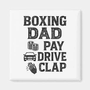 Boxen Papa Pay Drive Klatschen Lustiger Papa Pflic Magnet