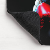 Boxen Pug Hund Kickboxen Cool Mousepad (Ecke)