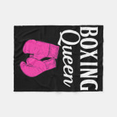 Boxen Queen Sport Fighting Boxer Fleecedecke (Vorderseite (Horizontal))