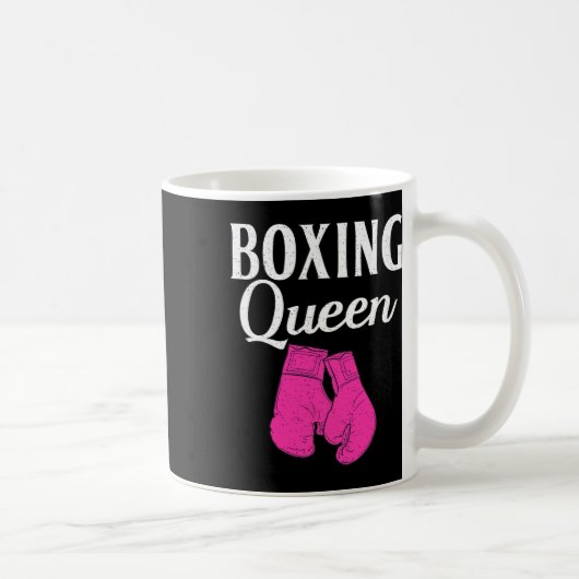 Boxen Queen Sport Fighting Boxer Kaffeetasse (Rechts)