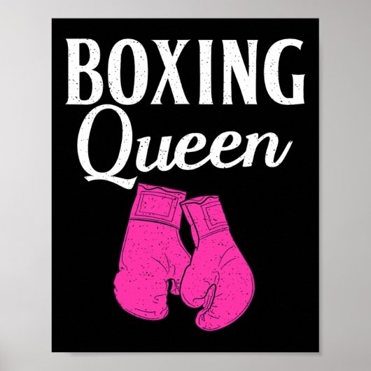 Boxen Queen Sport Fighting Boxer Poster (Vorne)