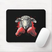 Boxen Schaf Lamm Boxhandschuhe Kickboxen Lustiger  Mousepad (Mit Mouse)
