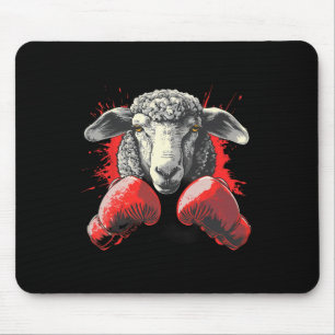 Boxen Schaf Lamm Boxhandschuhe Kickboxen Lustiger  Mousepad