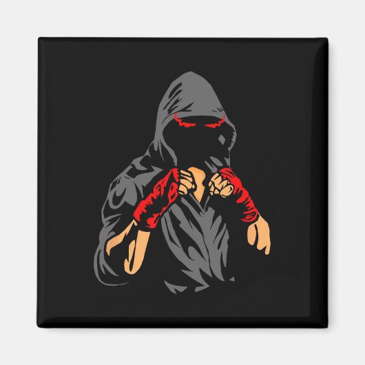 Boxen-Shirt für Männer8 Magnet (Vorne)