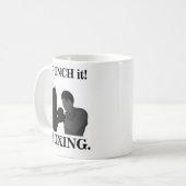 Boxen Sport Punch It Boxing Kaffeetasse (Vorderseite Links)
