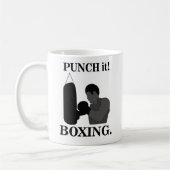 Boxen Sport Punch It Boxing Kaffeetasse (Links)