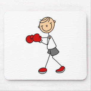 Boxen-Stockfigur-Mauspad Mousepad