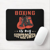 Boxen Superpower Boxhandschuhe Kickboxer Kickboxen Mousepad (Mit Mouse)