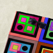 Boxen und Dots Strandtuch (Beispiel)