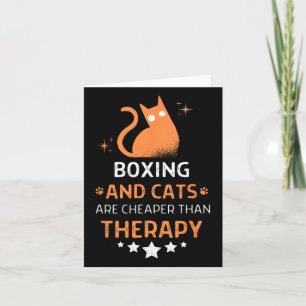 Boxen und Katzen sind billiger als eine Therapie M Karte