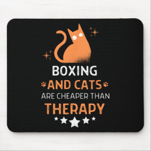 Boxen und Katzen sind billiger als eine Therapie M Mousepad