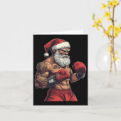 Boxen und Mixed Martial Arts von Santa Claus - Box Karte (Gelbe Blume)