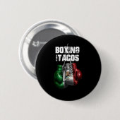 Boxen und Tacos Funny Mexico Button (Vorne & Hinten)
