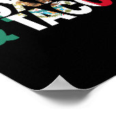 Boxen und Tacos Funny Mexico Poster (Ecke)
