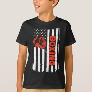 Boxen USA-Flagge MMA-Kämpfer Kickboxen Boxen für  T-Shirt
