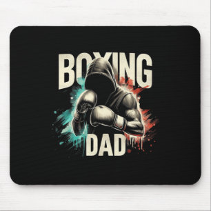Boxen Vater Vatertag T-Shirt zum Boxen Lover Mousepad