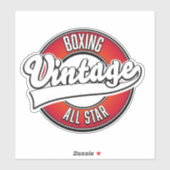 Boxen Vintag Alle Sterne Logo Aufkleber (Blatt)