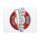 Boxen Vintag Alle Sterne Logo Magnet (Horizontal)